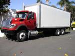 Used 2009 International 7600 26' van for Sale