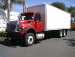 Used 2009 International 7600 26' van for Sale